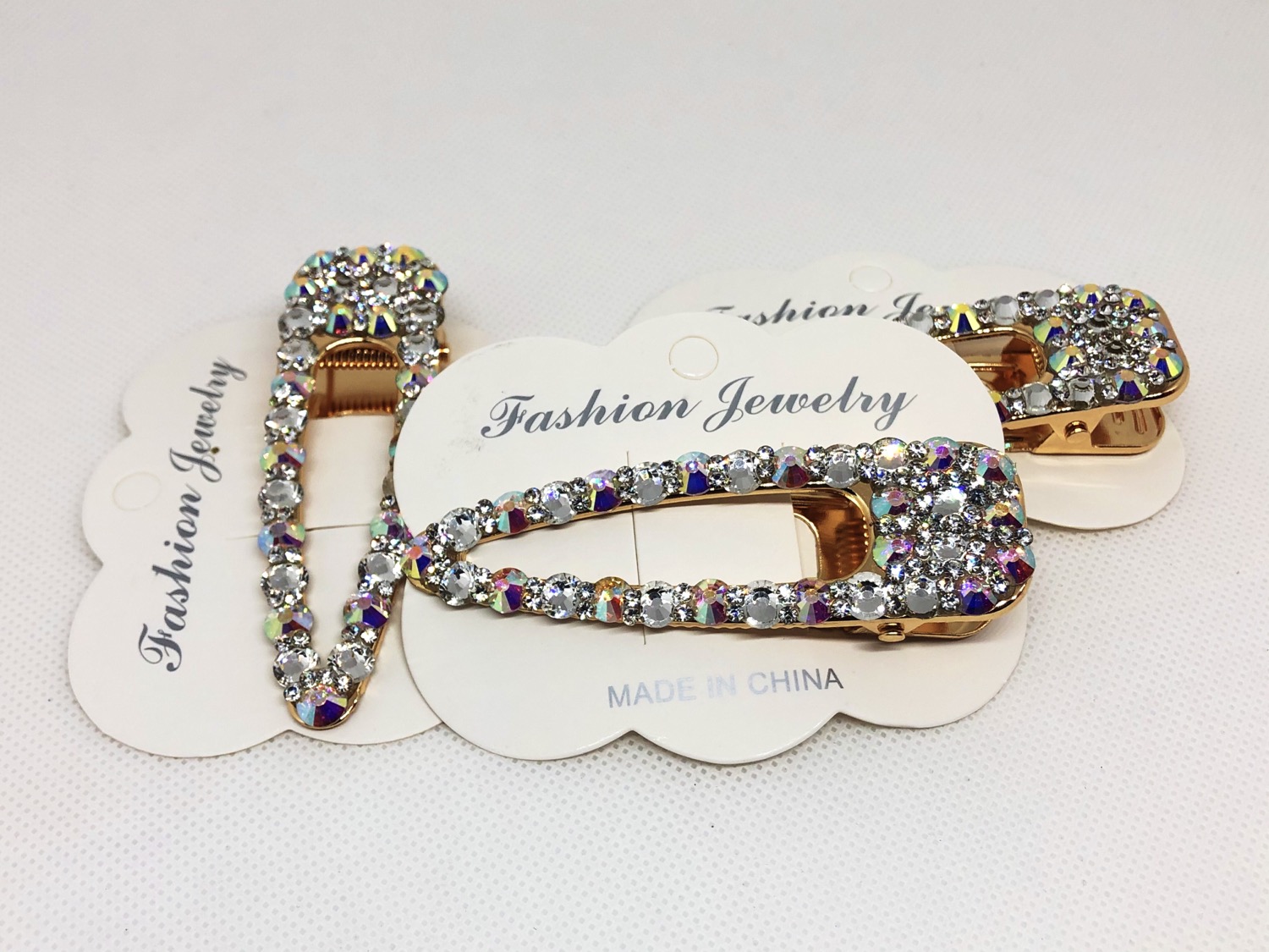 Thumbnail: 1PCS  Bold Crystal Diamanté Hair Clip