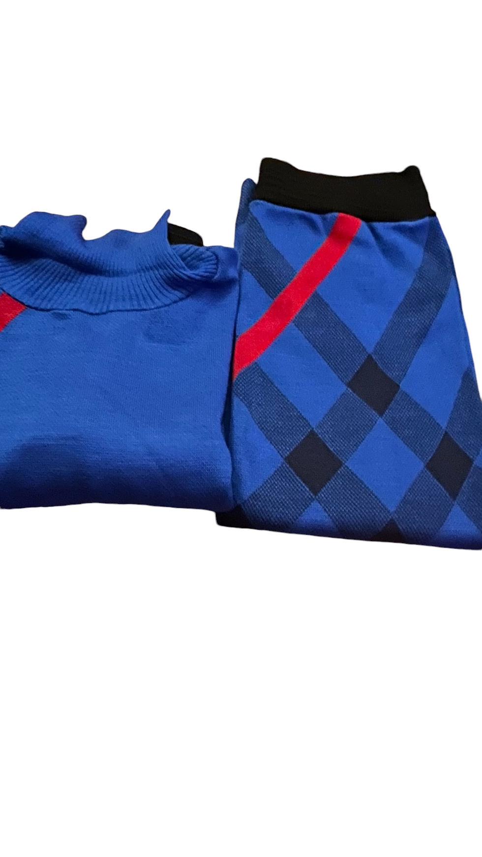 Thumbnail: Women’s Turtle Neck Knitted Jumper and Skirt Set