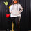 Thumbnail: Women Zip Up Sweater and Pant With Sides Animal Print Tracksuit
