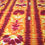 Миниатюра: Hand Tie-Dye Adire Batik Orange/multicolour African Fabric
