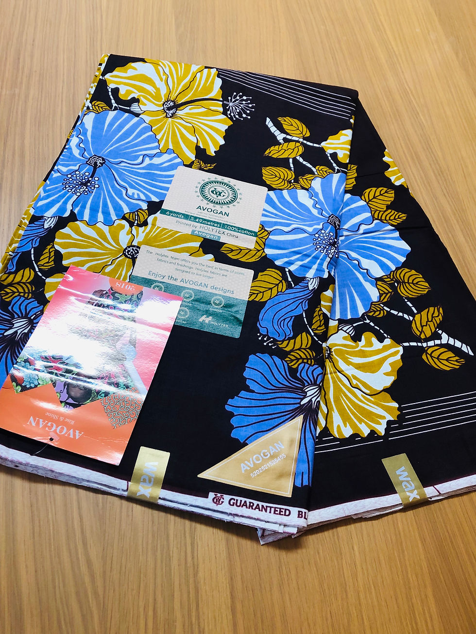 Miniature : High quality Flower Design African Wax Print Fabric