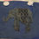 Miniature : Sequin Elephant Design Canvas Shoulder Bag