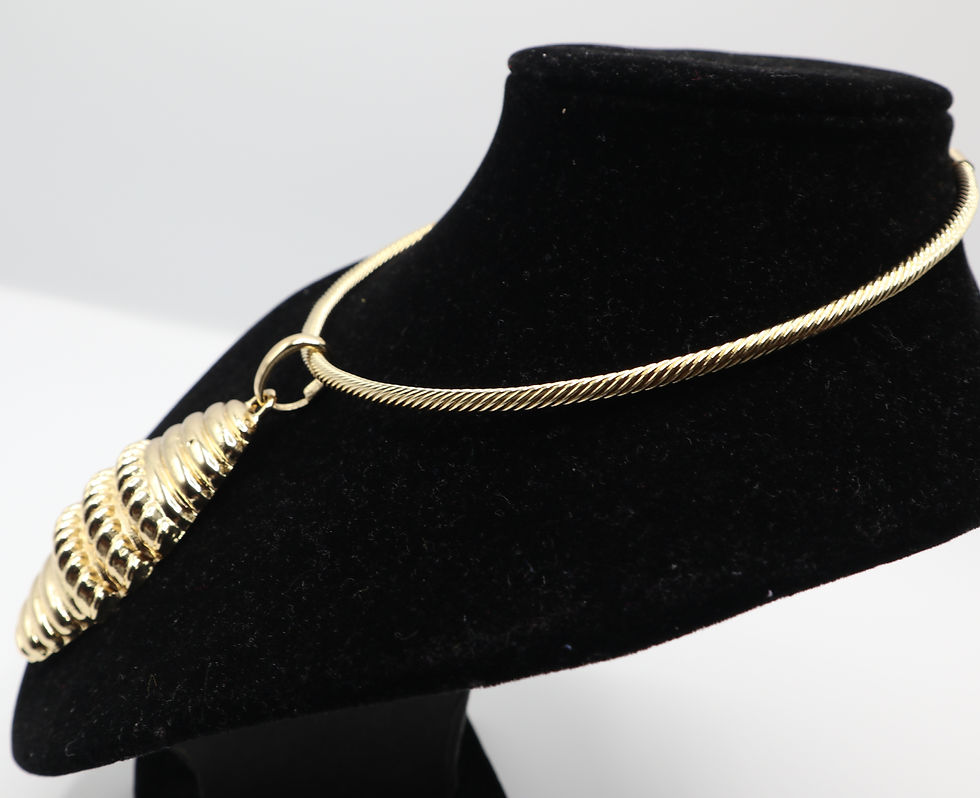 Миниатюра: Bold Statement Italian Style Non Tarnished Gold Plated Jewellery Set
