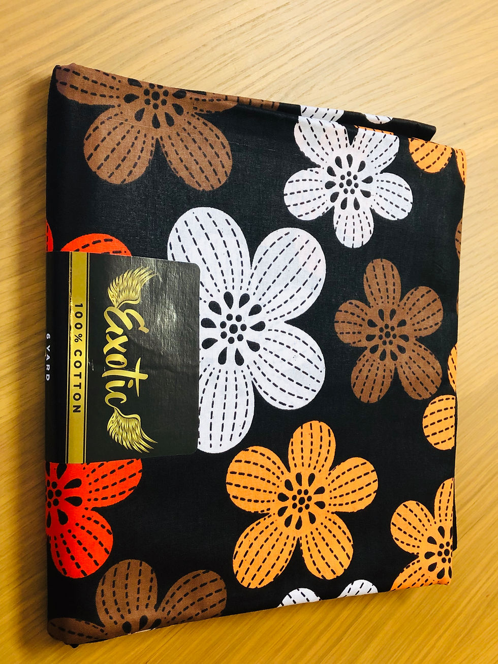 Miniatura: Exotic Flowery Design High Quality African Wax Print Fabric