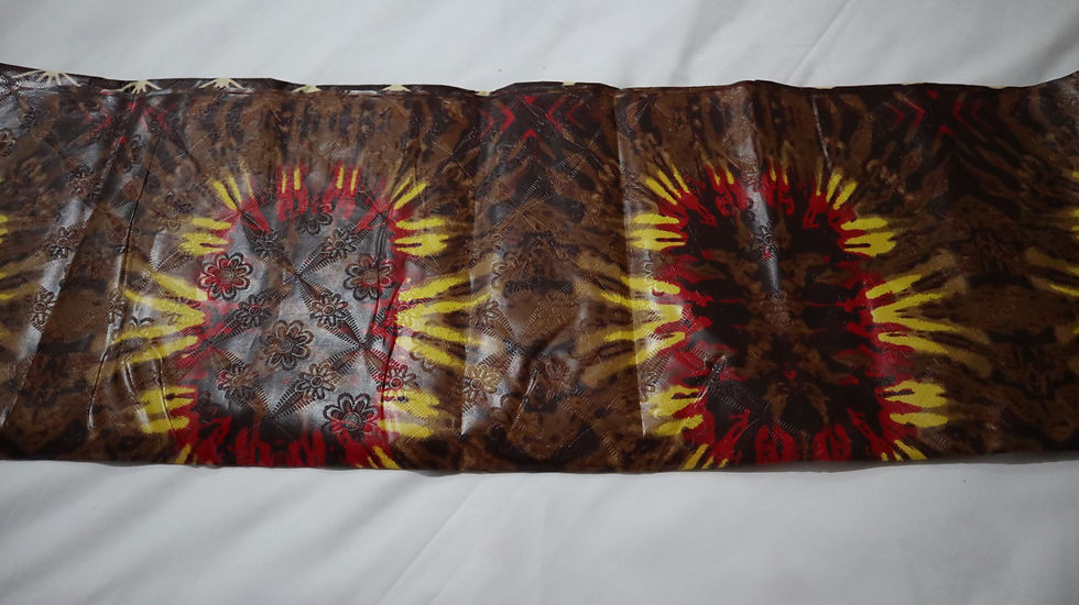 Miniaturbild: Adire Hand Tie-Dye Batik Multicolour African Fabric