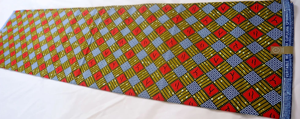 Miniatura: African print Fabric,6 Yard  Cotton Ankara Fabric,