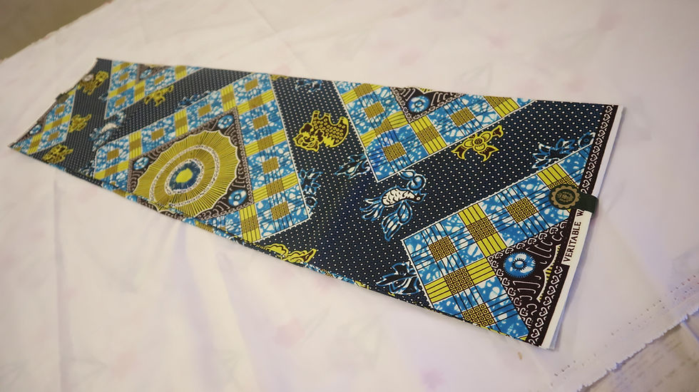 Thumbnail: African Print, Ankara Print, African Print Fabric, 6 yard Soft Ankara Wax fabric