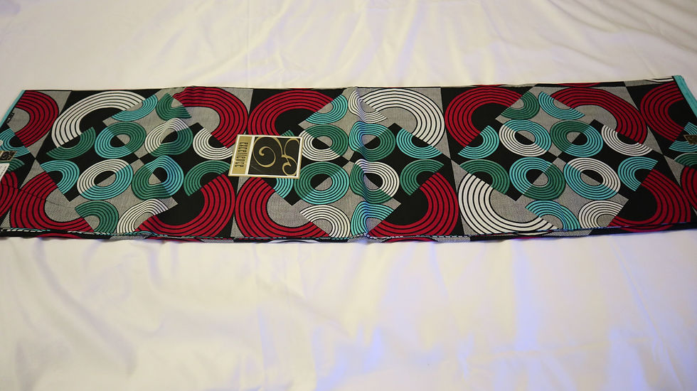 Miniatura: vAfrican Ankara Fabric, 6 Yards, Multicolour Ankara Pint, African Print