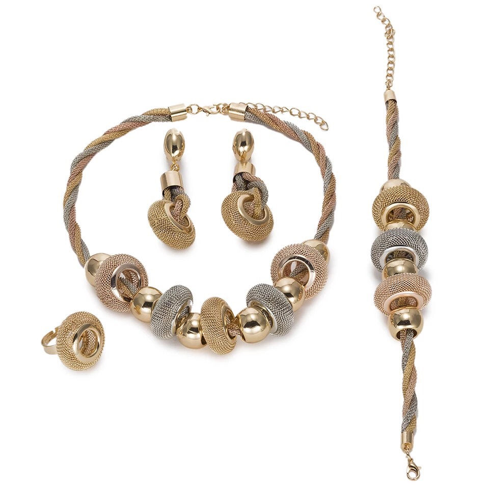 Miniatyrbild: Elegant Multi Colour Plated Jewellery Set