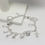 Miniaturebillede: Exquisite Quality Silver Charm Bracelet With Diamanté Crystal 