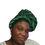 Miniatura: Auto Gele Green Twist Detailed Aso Oke Headtie Nigeria Auto Gele
