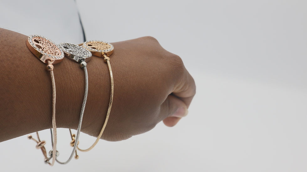 Thumbnail: Tree Of Life Adjustable Bracelet 3Pcs
