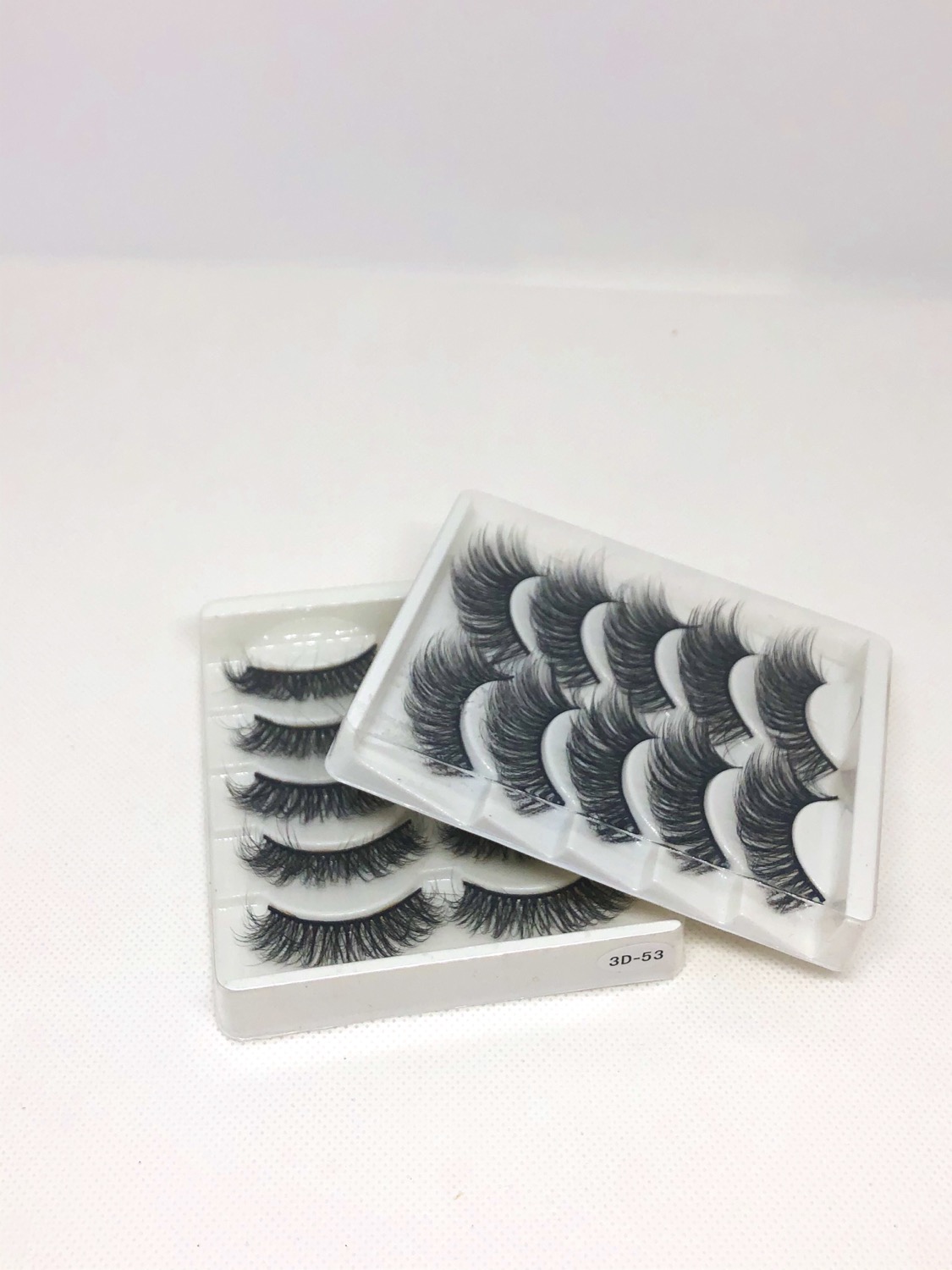 Thumbnail: 5Pairs Dramatic 3D Mink Hair False Eyelashes Natural/Thick Long Eye Lashes