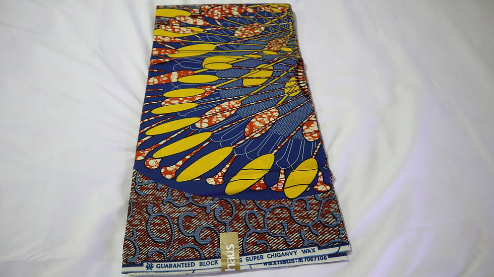 Miniatura: Fire Work Multicolour Ankara African Print Fabric Chiganvy Sold By The Yard