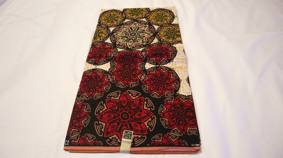 Miniatura: African Ankara Fabric, 6 Yards, Multicolour Ankara Pint, African Print