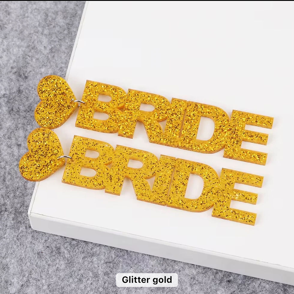 Miniatura: Bride Dangle Earrings Bridal Dangling Fashionable Earrings