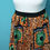 Miniaturbild: Flower Ankara Gathered Elasticated Long Skirt
