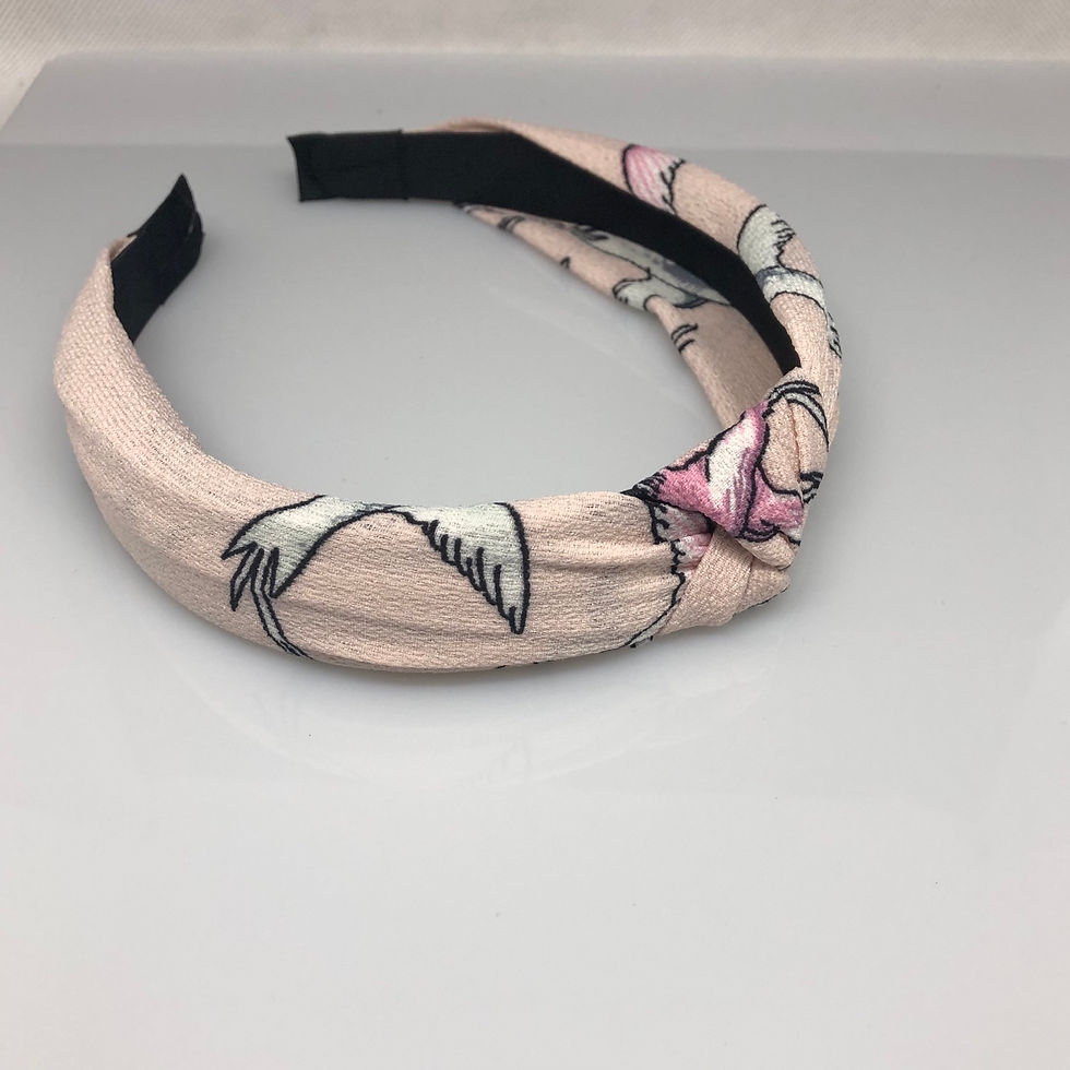 Miniatyrbild: 2PCS Printed knot Fabric Headband Unisex 