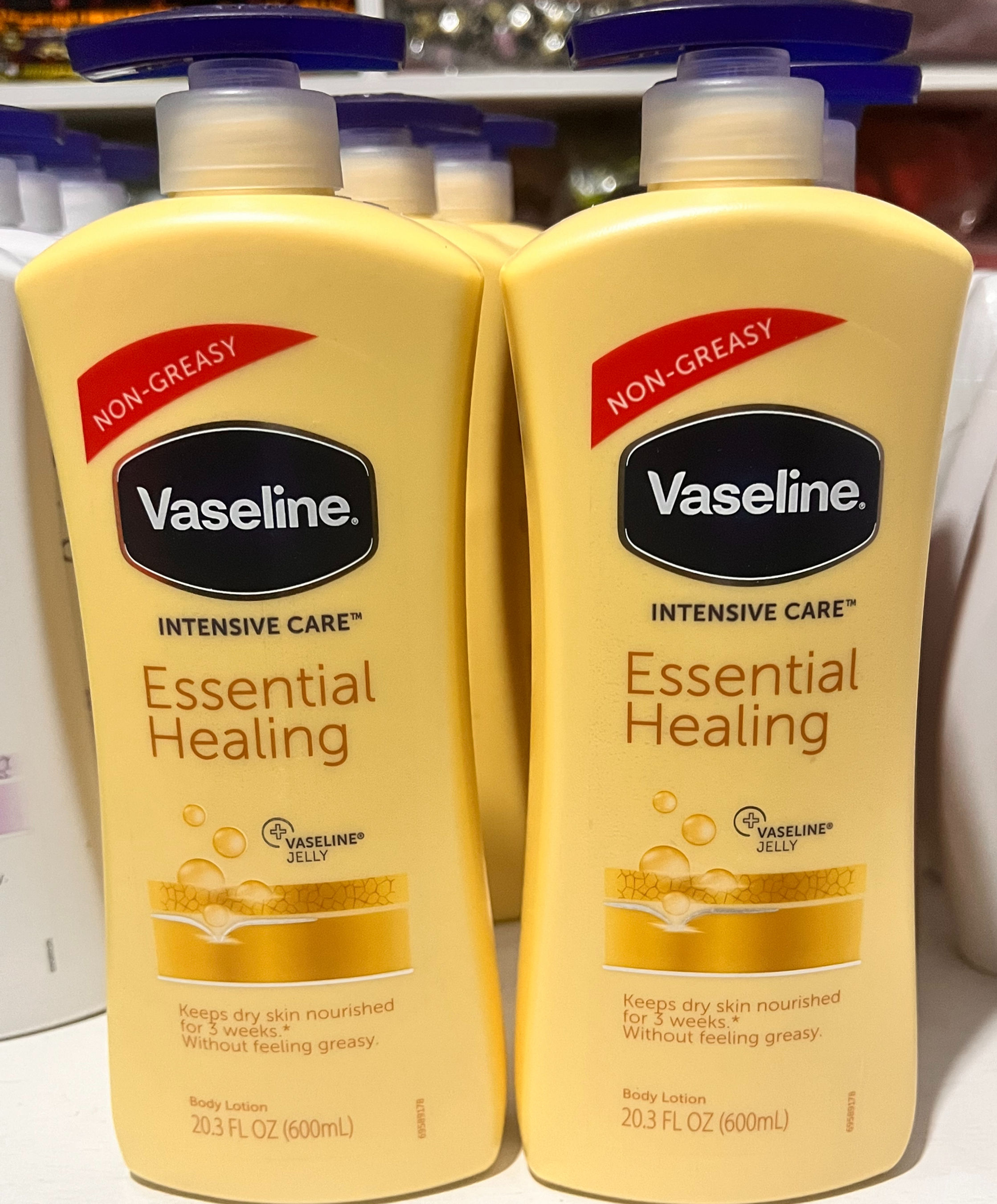 Vaseline Essential Healing Pump Body Lotion - 600ml Skincare
