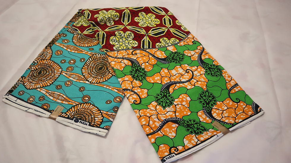 Miniatyrbild: African Print, Ankara 3 In One designs Print 6 Yards