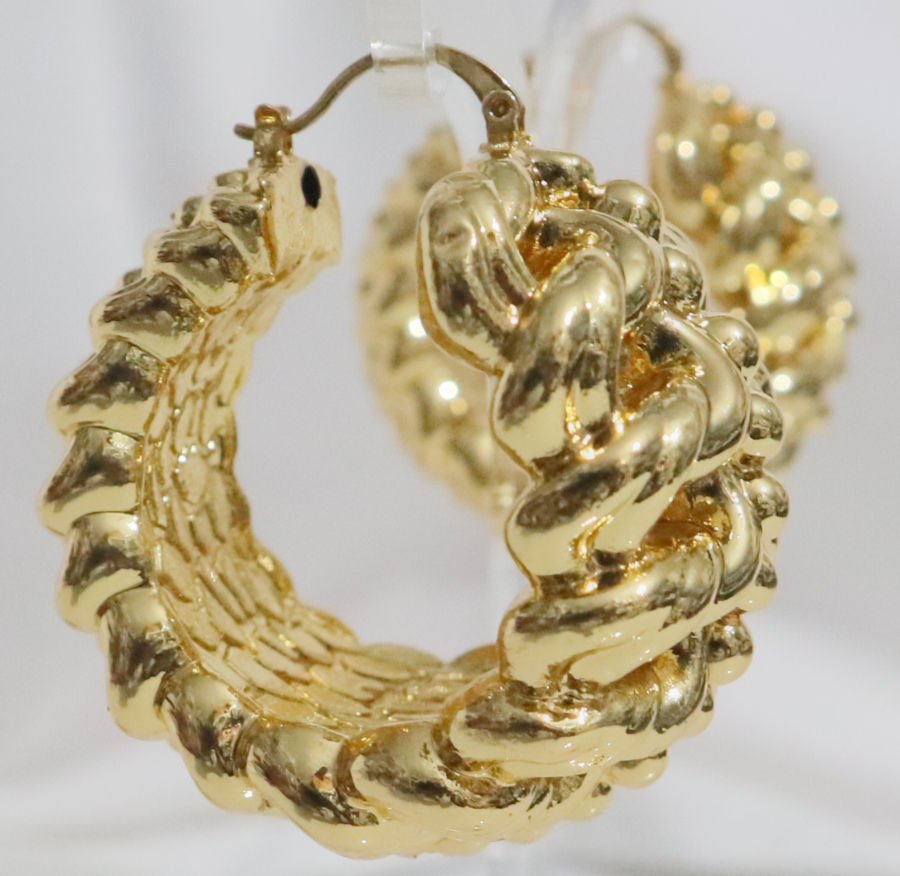 Miniatura: Bold Statement Earring Gold Plated Set Women’s Jewellery
