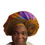 Miniatura: Auto Gele, Gold and Green Aso Oke Gele, Nigeria Africa Headtie Head Wrap