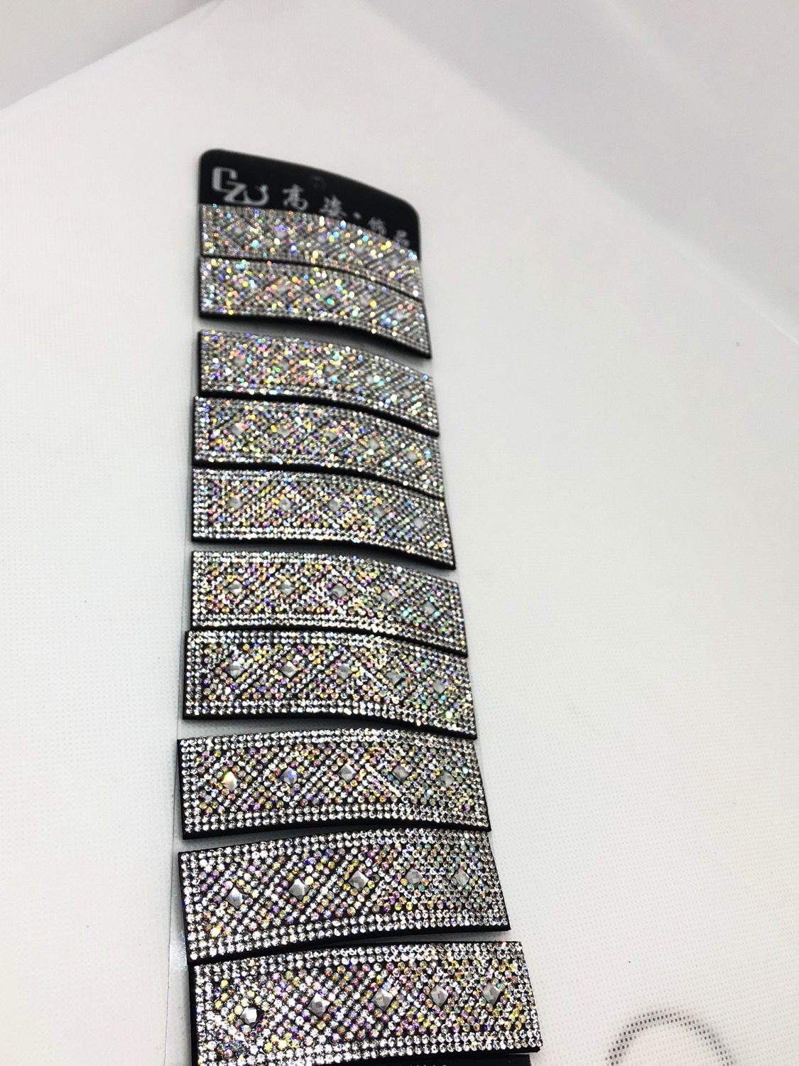 Thumbnail: 1PCS Crystal Diamanté Bling Bling Hair Clip Unisex 