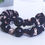 Thumbnail: Sophia's Fab Unisex Small 2pcs Hair Scrunchies Set with Intricate Bead Details