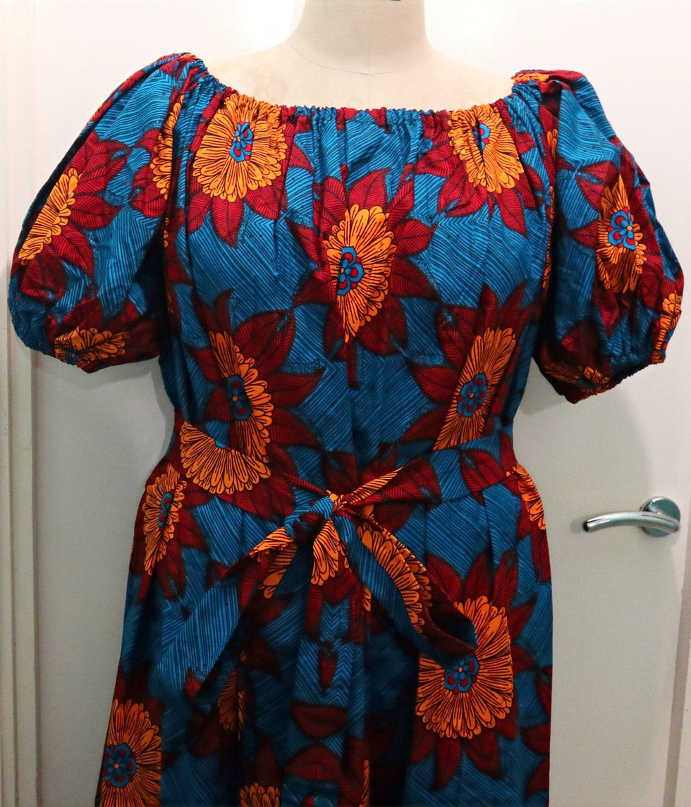Miniaturbild:  African Cotton Print Ankara Long Maxi Dress Womenswear 