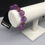 Miniature : Diamanté Crystals Bead and Purple Bead Elasticated Bracelet 
