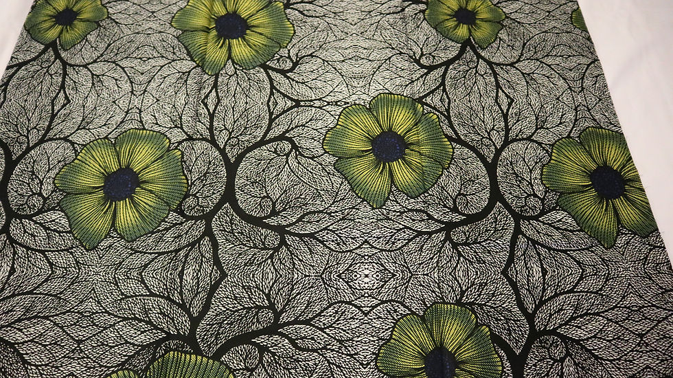 Miniaturebillede: African Print, Ankara Fabric, African Excellence Design Print Fabric, Ankara Wax