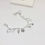 Miniaturebillede: Exquisite Quality Silver Charm Bracelet With Diamanté Crystal 