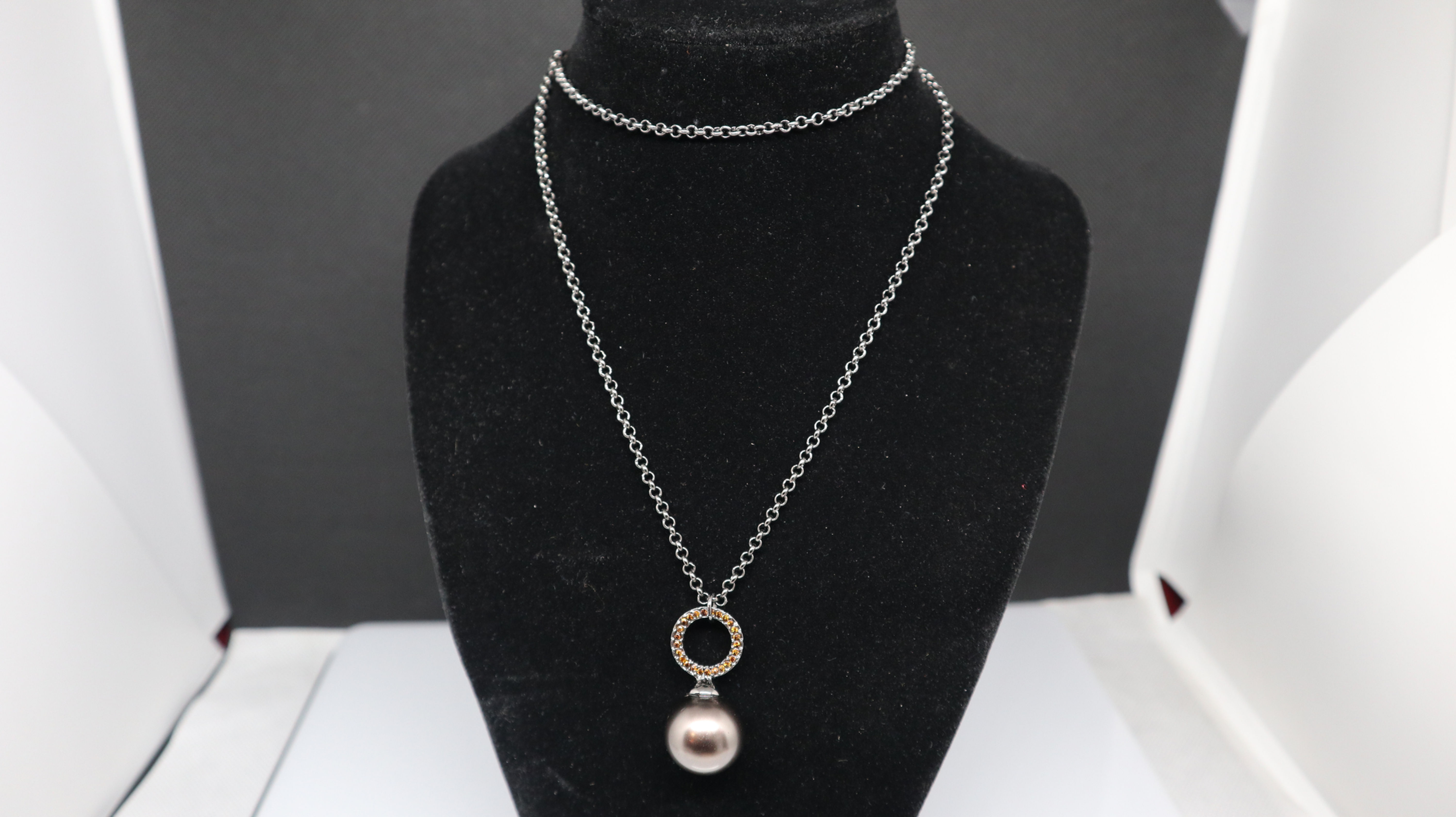 Fiorelli Jewellery Hematite Pendant Necklace