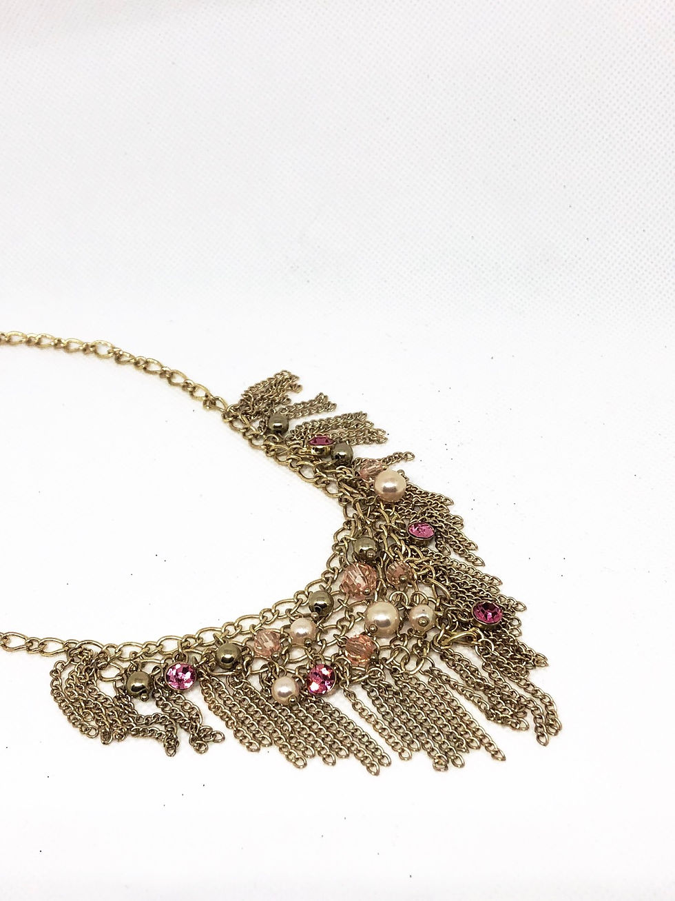 Миниатюра: Fabulous Gold Charm Chains Statement Necklace 
