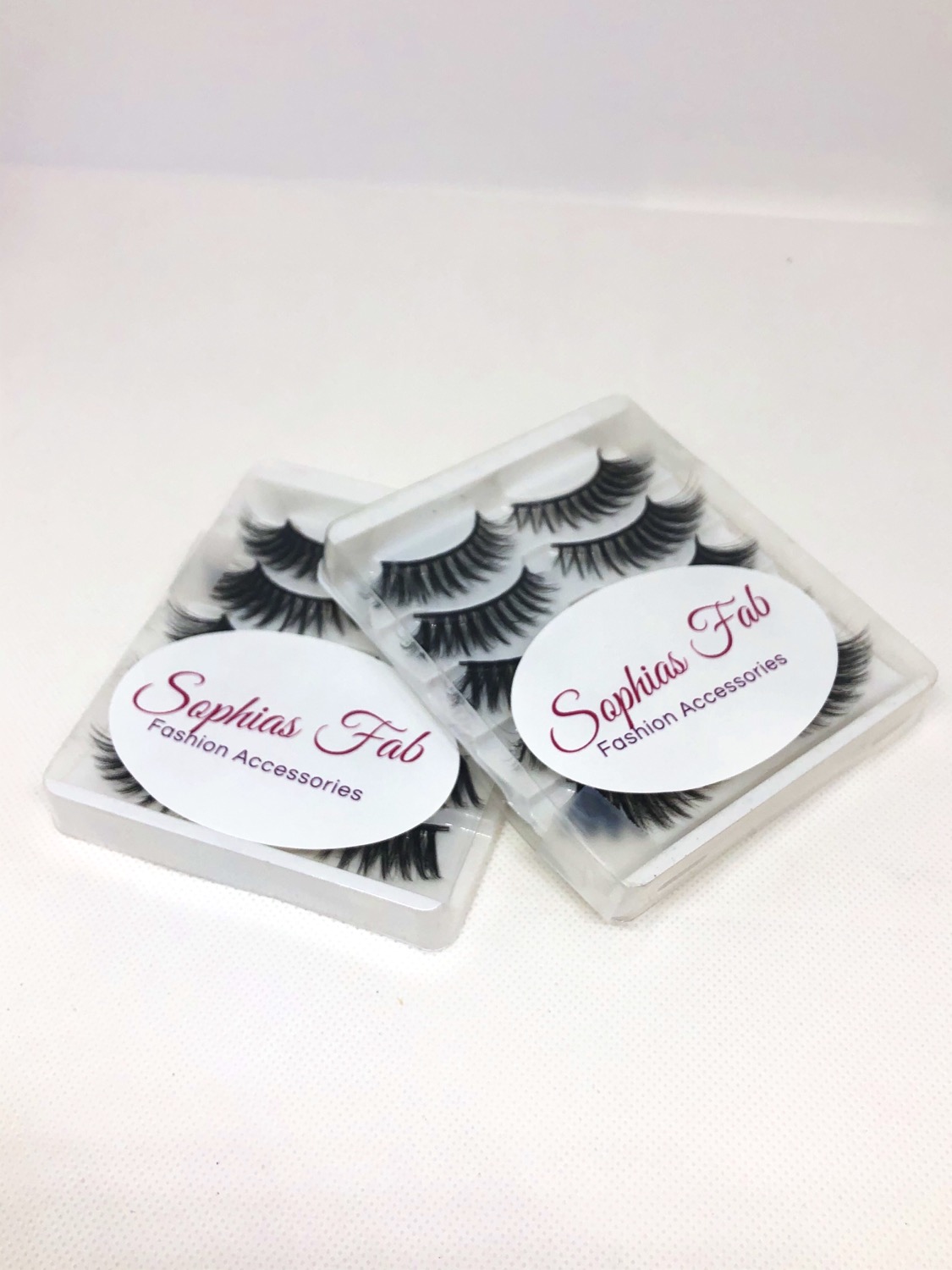 Thumbnail: 5Pairs Dramatic 3D Mink Hair False Eyelashes Natural/Thick Long Eye Lashes