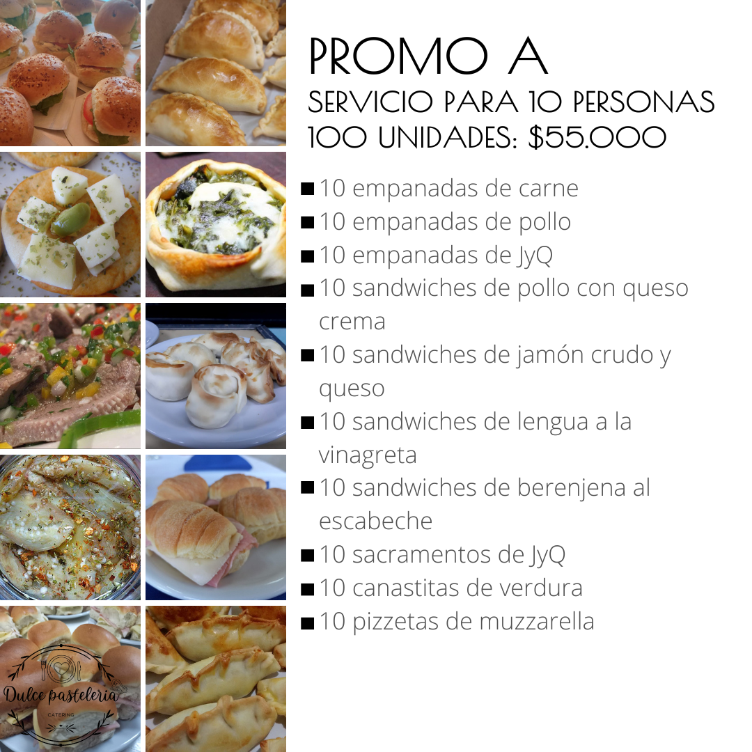 Promo de lunch A para 10 personas