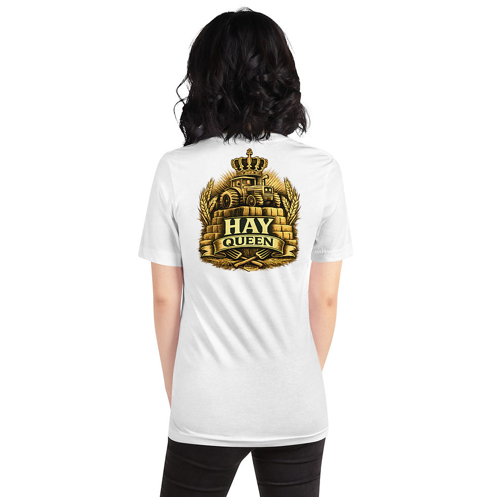 Thumbnail: Hay Queen Back Unisex t-shirt