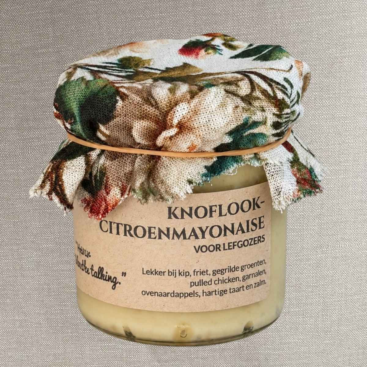 Geroosterde knoflook-citroenmayonaise