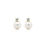 Thumbnail: 18k Solid Gold Natural Diamond Pearl Earrings