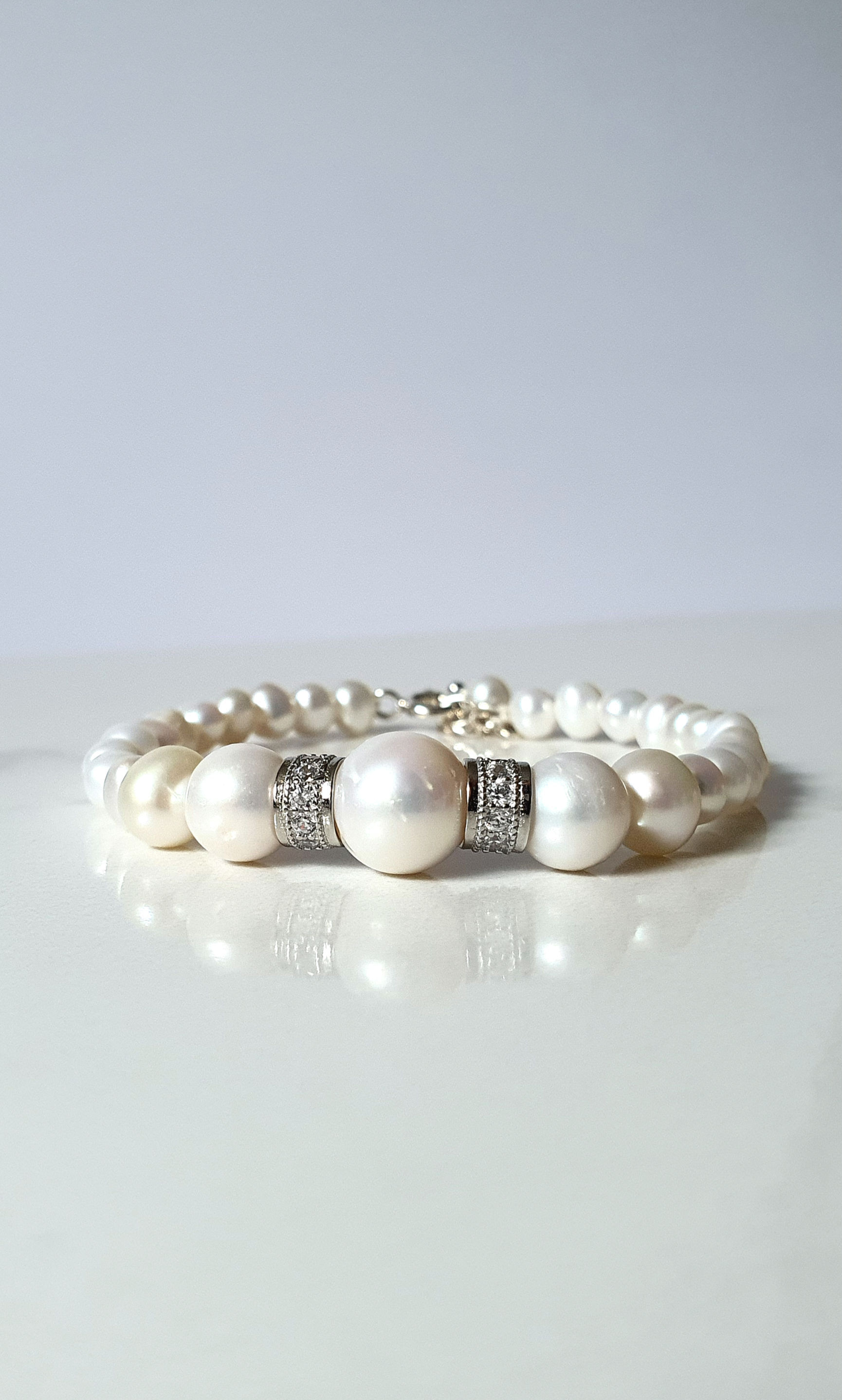 Stella Pearl Bracelet 925 Sterling Silver