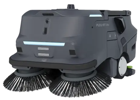 Pudu MT1 industrial sweeping robot tilt