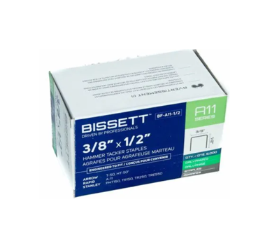 Bissett 3/8" x 1/2" Staples (20/case) 