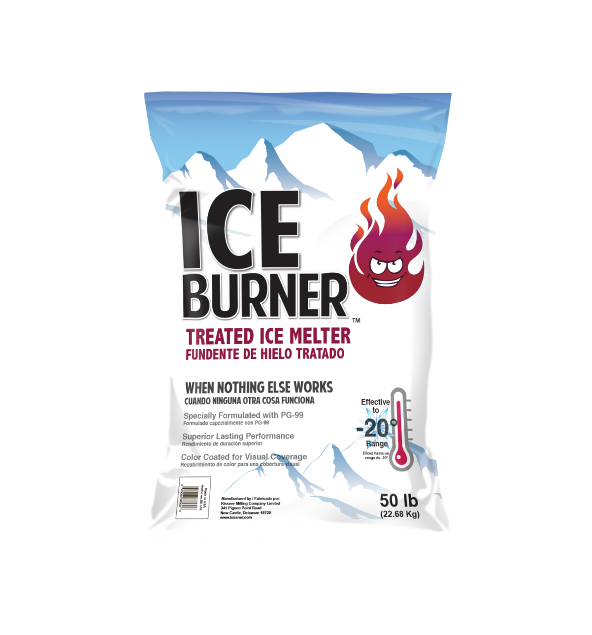 Ice Burner Ice Melter Treated