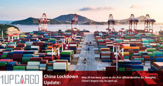Shanghai authorities claim city will open up next week