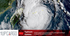 Typhoon Muifa to shut China ports for second time in 10 days