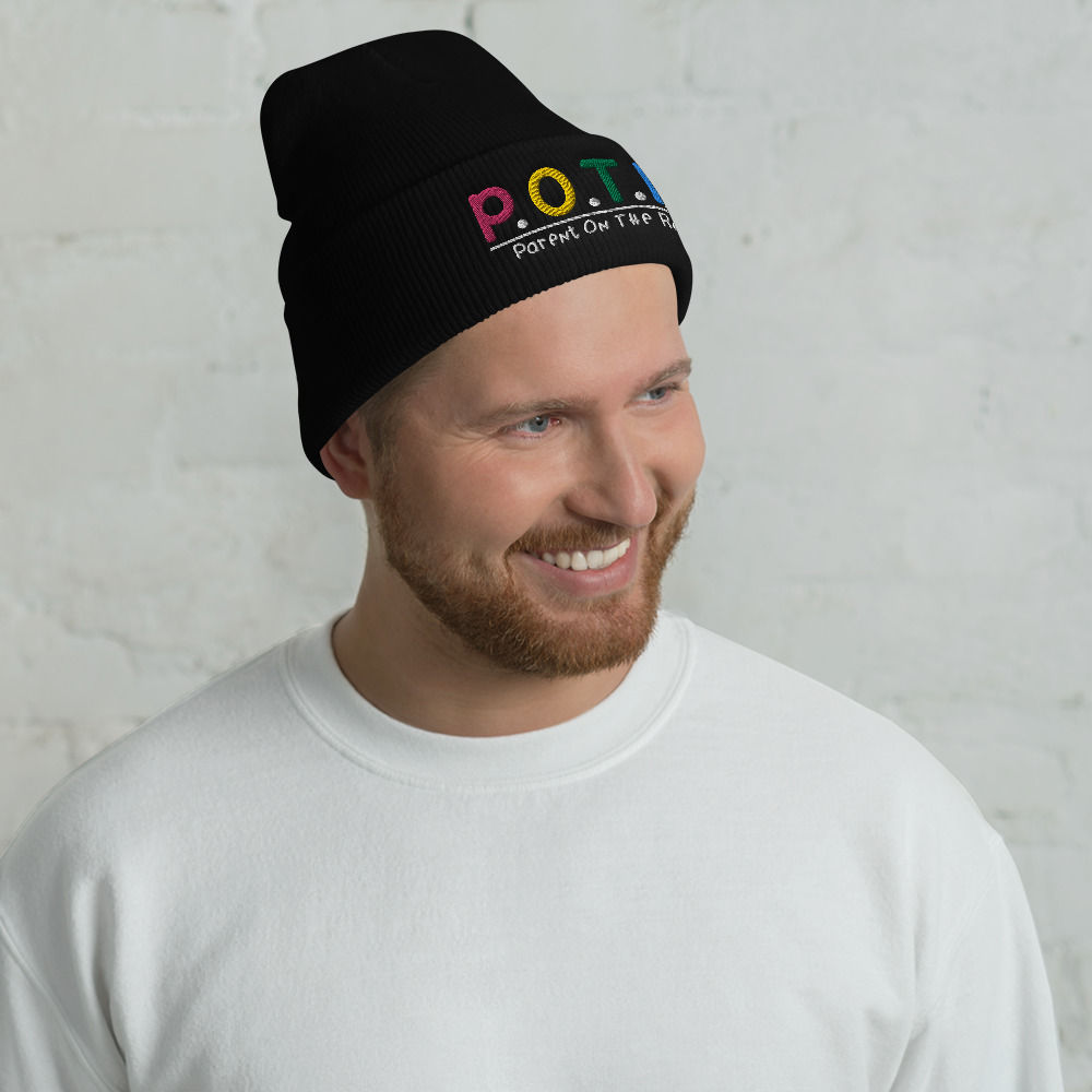 Cuffed P.O.T.R (Parent On The Run) Beanie