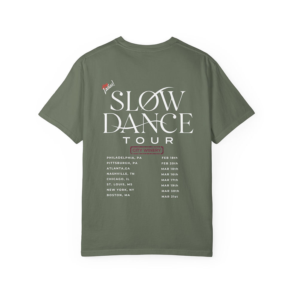 Thumbnail: "Slow Dance Tour" T-Shirt (No Pic) —Final Draft Graphic Tee