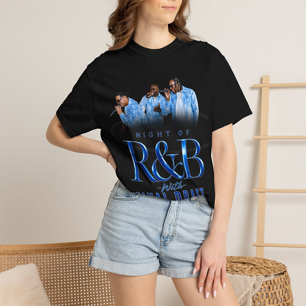 Thumbnail: Night Of R&B T-Shirt  With (Picture) BLK