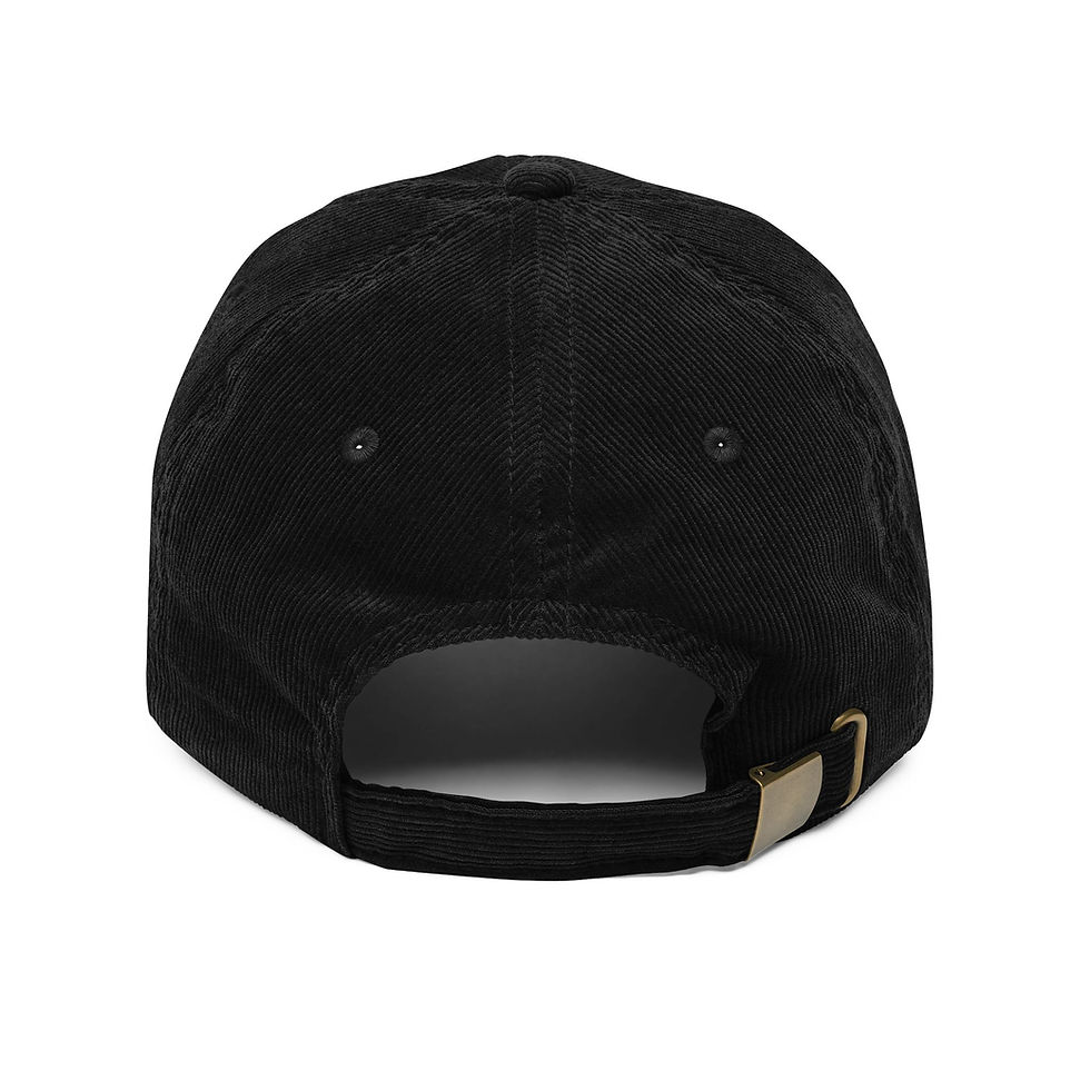 Thumbnail: Vintage Corduroy Cap - FINAL DRAFT Embroidered Hat for Creative Minds