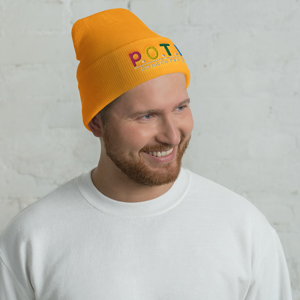 Thumbnail: Cuffed P.O.T.R (Parent On The Run) Beanie
